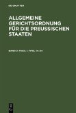 Theil I. Titel 14-34 (eBook, PDF)