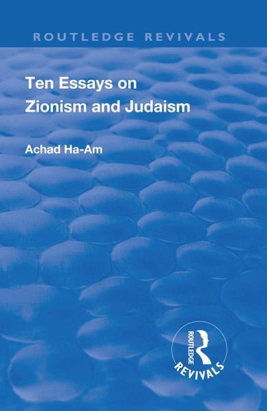 Revival: Ten Essays on Zionism and Judaism (1922) (eBook, ePUB) Revival: Ten Essays on Zionism and Judaism (1922) (eBook, ePUB)