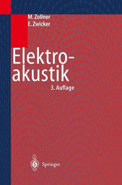 Elektroakustik (eBook, PDF) - Zollner, Manfred; Zwicker, Eberhard