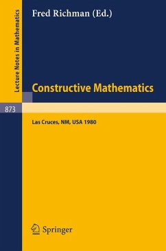 Constructive Mathematics (eBook, PDF)