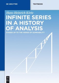 Infinite Series in a History of Analysis (eBook, PDF) - Körle, Hans-Heinrich