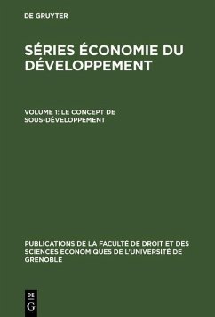 Cover Le concept de sous-développement (eBook, PDF)