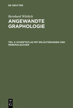 Cover Schriftatlas mit Erläuterungen und Merkmalsucher (eBook, PDF)