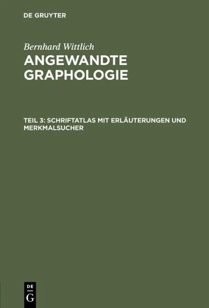 Schriftatlas mit Erläuterungen und Merkmalsucher (eBook, PDF)