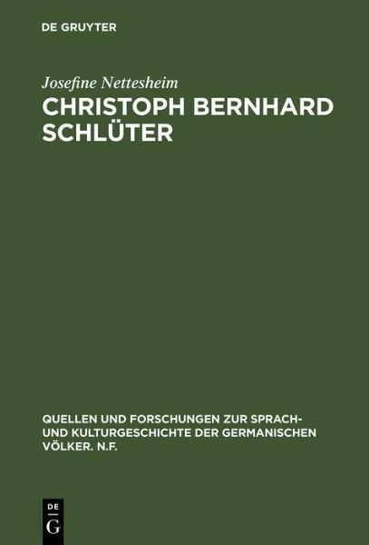 Christoph Bernhard Schlüter (eBook, PDF) Christoph Bernhard Schlüter (eBook, PDF)