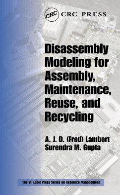 Disassembly Modeling for Assembly, Maintenance, Reuse and Recycling (eBook, PDF) - Lambert, A. J. D. (Fred); Gupta, Surendra M.