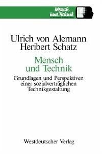Mensch und Technik (eBook, PDF) - Alemann, Ulrich ~von&xc