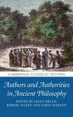 Authors and Authorities in Ancient Philosophy (eBook, ePUB)