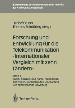 Cover Forschung und Entwicklung für die Telekommunikation - Internationaler Vergleich mit zehn Ländern - (eBook, PDF)