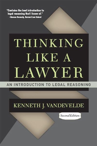 Thinking Like a Lawyer (eBook, ePUB)