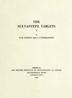 Cover Sultantepe Tablets I (eBook, PDF)