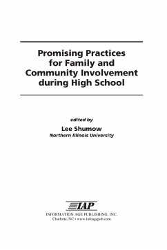 Promising Practices for Family and Community Involvement during High School (eBook, ePUB)