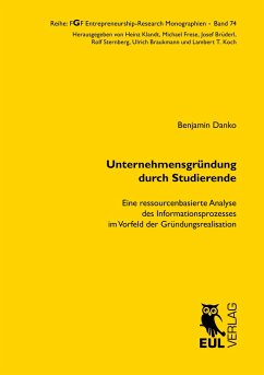 Unternehmensgründung durch Studierende - Danko, Benjamin