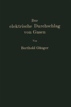 Cover Der elektrische Durchschlag von Gasen (eBook, PDF)
