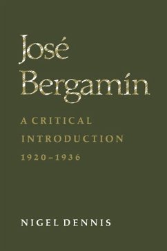 José Bergamín (eBook, PDF) - Dennis, Nigel