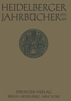 Heidelberger Jahrbücher (eBook, PDF) - Schipperges, H.; Loparo, Kenneth A.