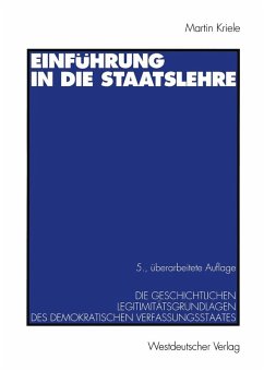 Einführung in die Staatslehre (eBook, PDF) - Kriele, Martin