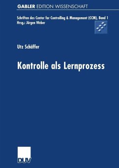 Kontrolle als Lernprozess (eBook, PDF) - Schäffer, Utz
