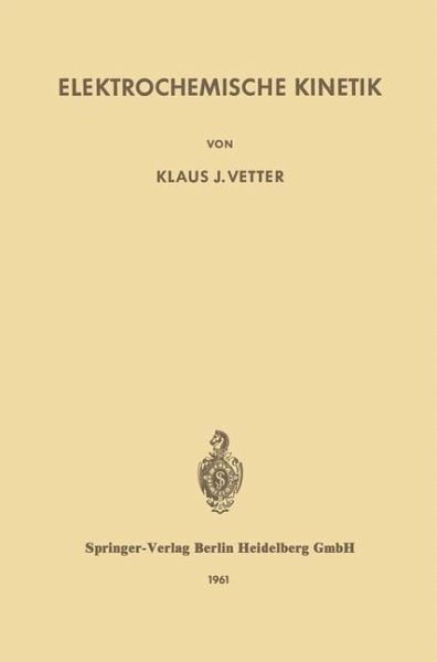 Elektrochemische Kinetik (eBook, PDF)