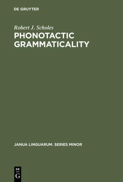 Phonotactic grammaticality (eBook, PDF) Phonotactic grammaticality (eBook, PDF)