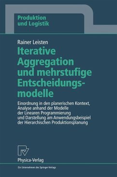 Iterative Aggregation und mehrstufige Entscheidungsmodelle (eBook, PDF) - Leisten, Rainer