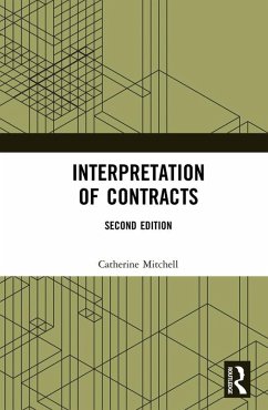 Interpretation of Contracts (eBook, PDF) - Mitchell, Catherine