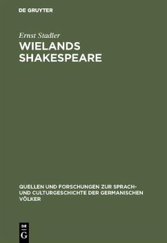 Wielands Shakespeare (eBook, PDF) - Stadler, Ernst