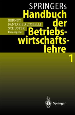 Cover Springers Handbuch der Betriebswirtschaftslehre 1 (eBook, PDF)