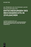 Gesamtverzeichnis der aufgenommenen Entscheidungen nach alter und neuer Fundstelle (eBook, PDF)