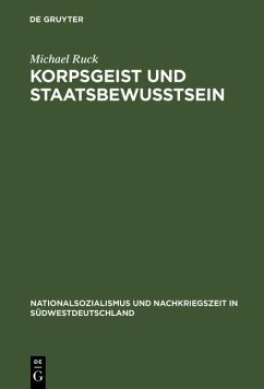 Korpsgeist und Staatsbewußtsein (eBook, PDF) - Ruck, Michael
