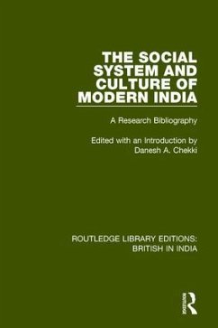 The Social System and Culture of Modern India - Chekki, Danesh A
