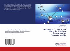 Removal of Cr (VI) from Water by Thorium Ethanolamine Nanocomposite - Sahu, Sumanta;Patel, Raj Kishore