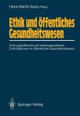 Ethik und öffentliches Gesundheitswesen (eBook, PDF)