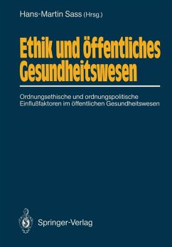 Cover Ethik und öffentliches Gesundheitswesen (eBook, PDF)
