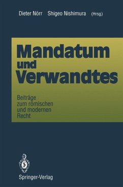 Cover Mandatum und Verwandtes (eBook, PDF)