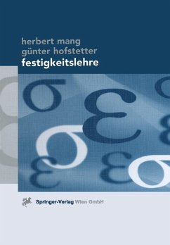 Festigkeitslehre (eBook, PDF) - Mang, Herbert A.; Hofstetter, Günter