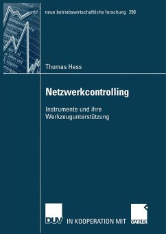 Netzwerkcontrolling (eBook, PDF) - Hess, Thomas