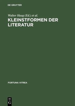 Kleinstformen der Literatur (eBook, PDF)
