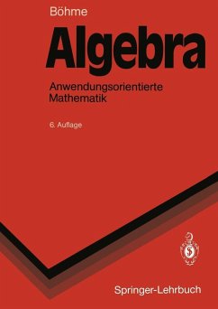 Algebra (eBook, PDF) - Böhme, Gert