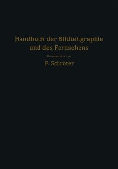 Cover Handbuch der Bildtelegraphie und des Fernsehens (eBook, PDF)