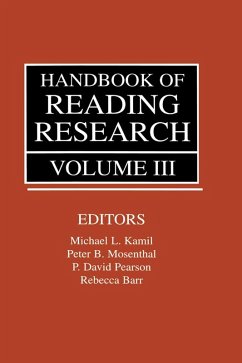 Handbook of Reading Research, Volume III (eBook, ePUB)