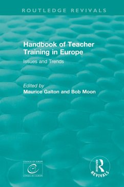 Handbook of Teacher Training in Europe (1994) (eBook, ePUB)