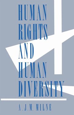 Human Rights and Human Diversity (eBook, PDF) - Milne, A J M