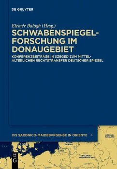 Schwabenspiegel-Forschung im Donaugebiet (eBook, PDF)