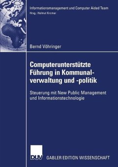 Computerunterstützte Führung in Kommunalverwaltung und -politik (eBook, PDF) - Vöhringer, Bernd