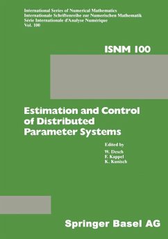 Estimation and Control of Distributed Parameter Systems (eBook, PDF) - Desch; Kappel; Kunisch