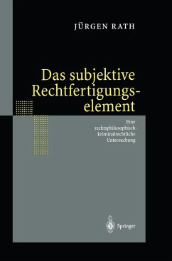 Cover Das subjektive Rechtfertigungselement (eBook, PDF)