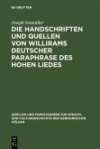 Die Handschriften und Quellen von Willirams deutscher Paraphrase des Hohen Liedes (eBook, PDF)