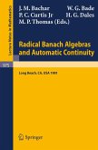 Radical Banach Algebras and Automatic Continuity (eBook, PDF)