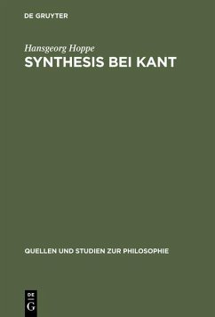 Synthesis bei Kant (eBook, PDF) - Hoppe, Hansgeorg